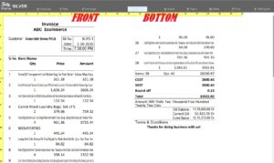 POS Style Invoice