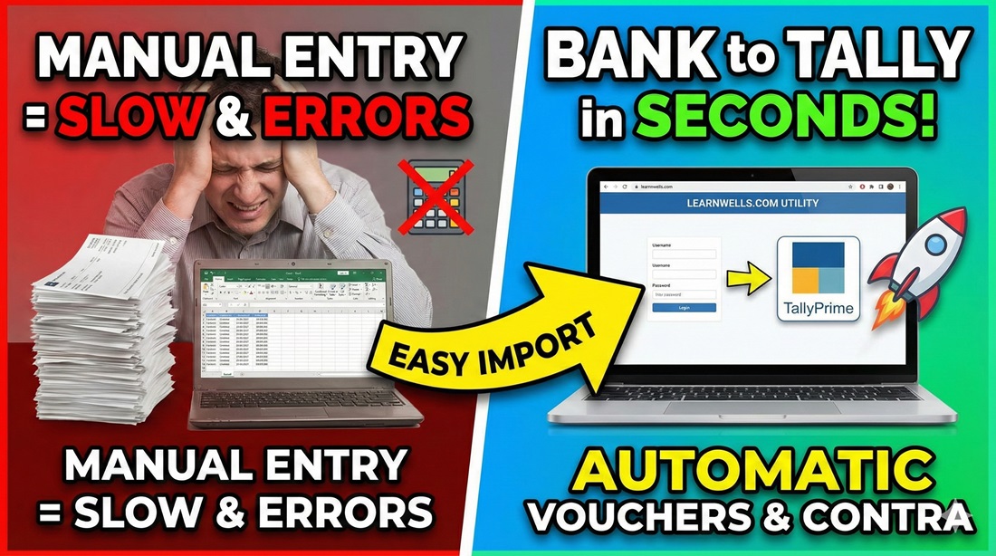 Excel to Tally Bank Import Utility Online